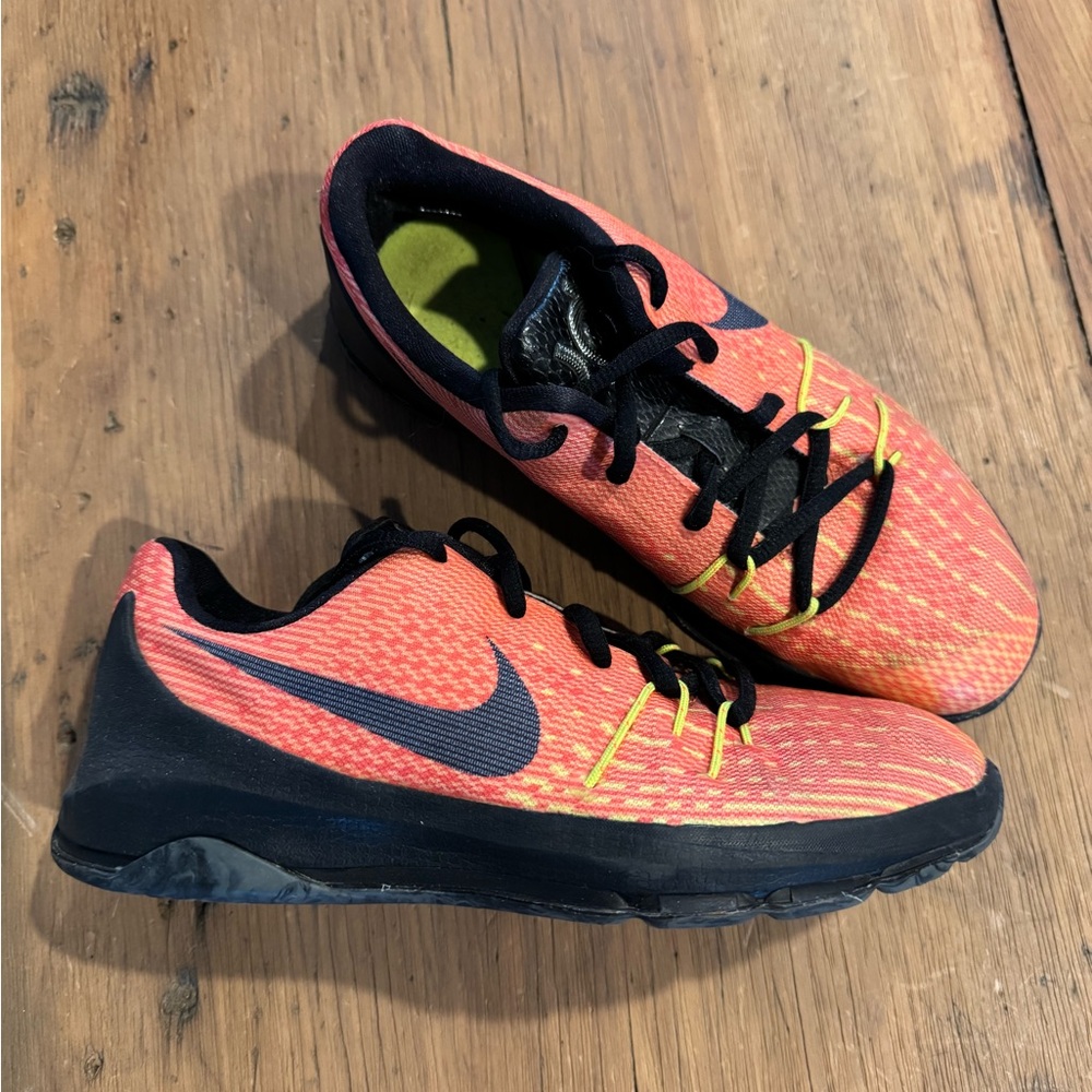Nike Kids' Orange and Black KD Sneakers